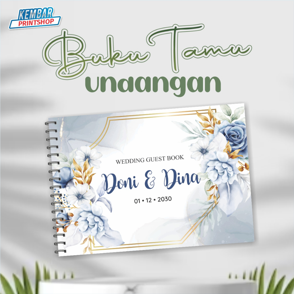 BUKU TAMU WEDDING || BUKU TAMU PERNIKAHAN || BUKU TAMU ACARA || BUKU TAMU CUSTOM