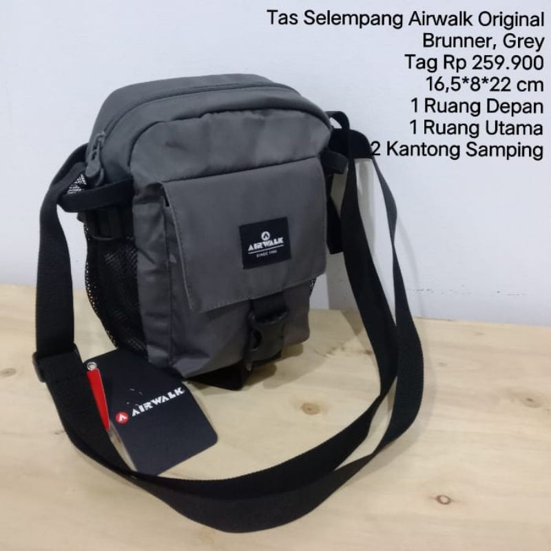 TAS SELEMPANG NEVADA DIADORA AIRWALK BATA SKECHERS