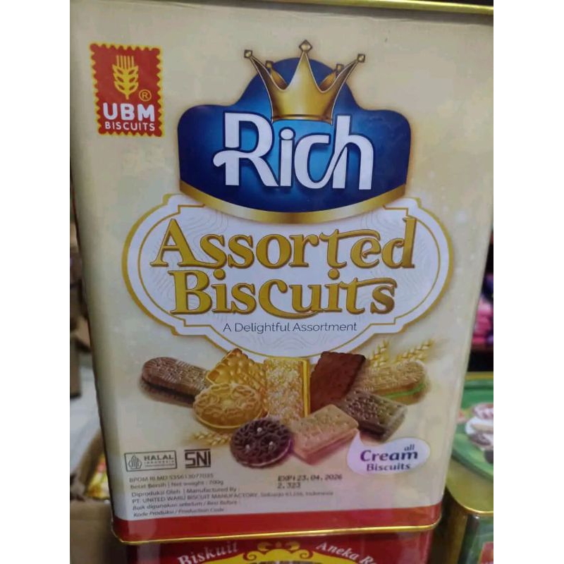 

Rich Assorted Biscuits Cream Biskuit