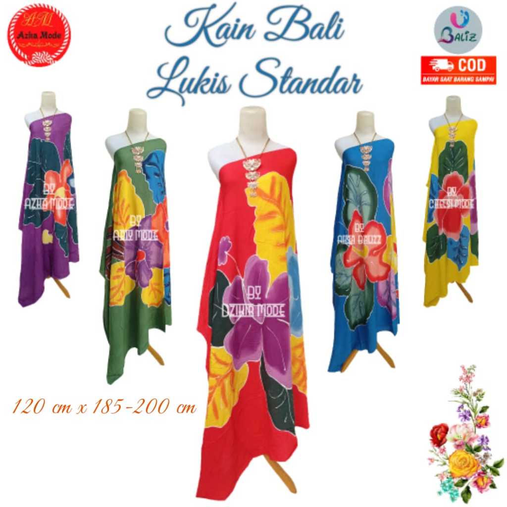 kain pantai lukis jumbo - kain pantai lukis jumbo 175-185 cm - kain pantai bali - kain bali - sarung