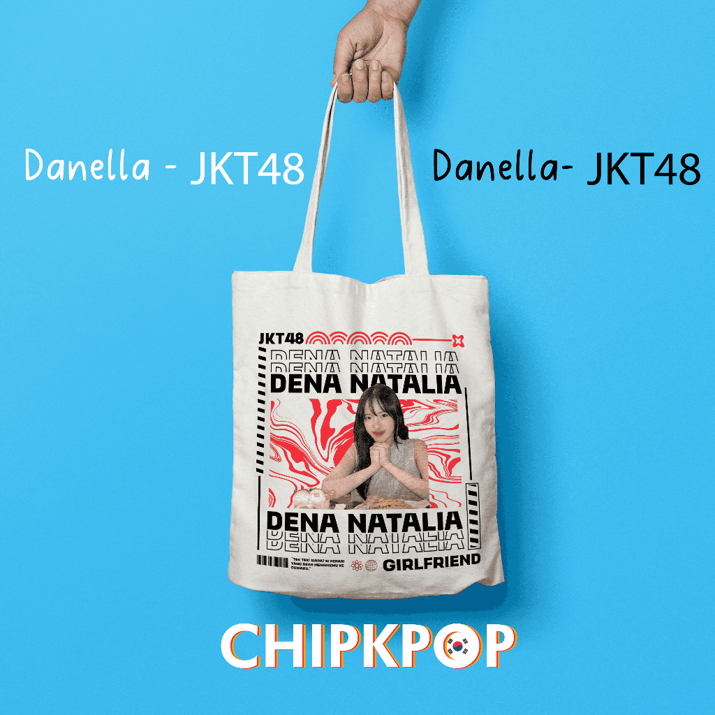 [PAKET SET DANELLA] [JKT48] I TOTEBAG OSHI DANELLA JKT 48 FANMADE BISA COD I TOTEBAG JKT 48 OSHI DAN