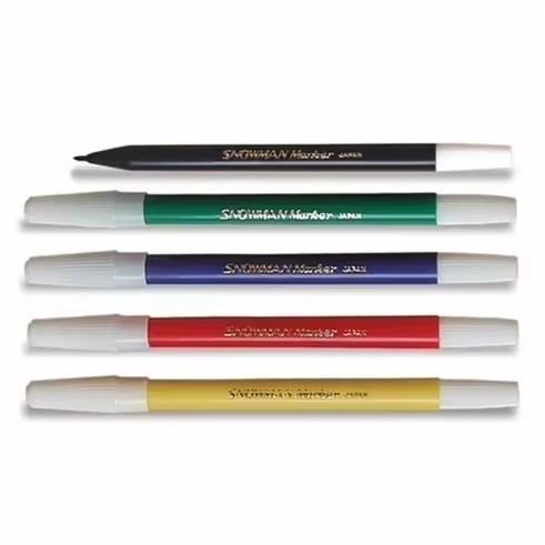 

Spidol Kecil Snowman Marker Pencil Warna Warni - Hitam