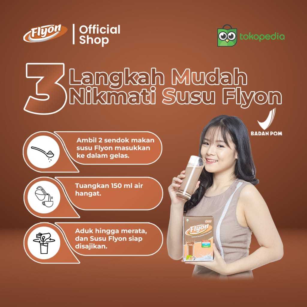 

PROMO !!! FLYON susu etawa penggemuk dengan rasa coklat 100% ORIGINAL AMPUH