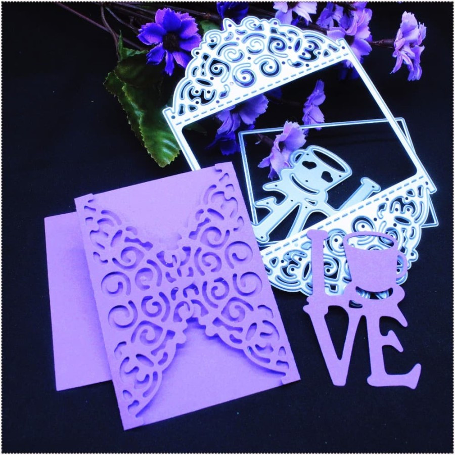 

Cutting Dies - Love Greeting Card Frame (3pcs)