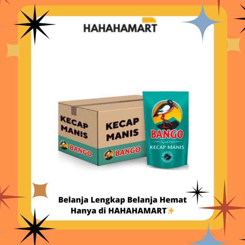 

BANGO KECAP 700 GR || KEMASAN REFIL BESAR || HARGA KARTON ISI (12 PCS)