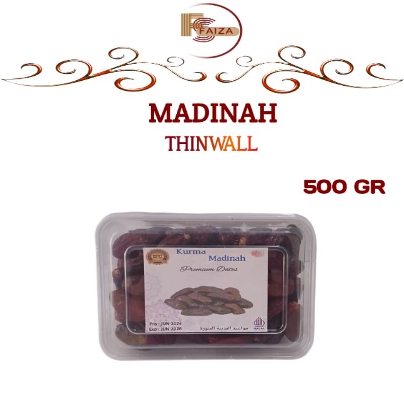 

Kurma Madinah Super Al Munawaroh 500gr Thinwall