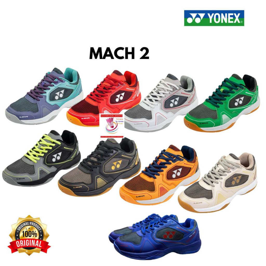 SEPATU YONEX BADMINTON BULUTANGKIS YONEX MACH 2 MACH II ORIGINAL