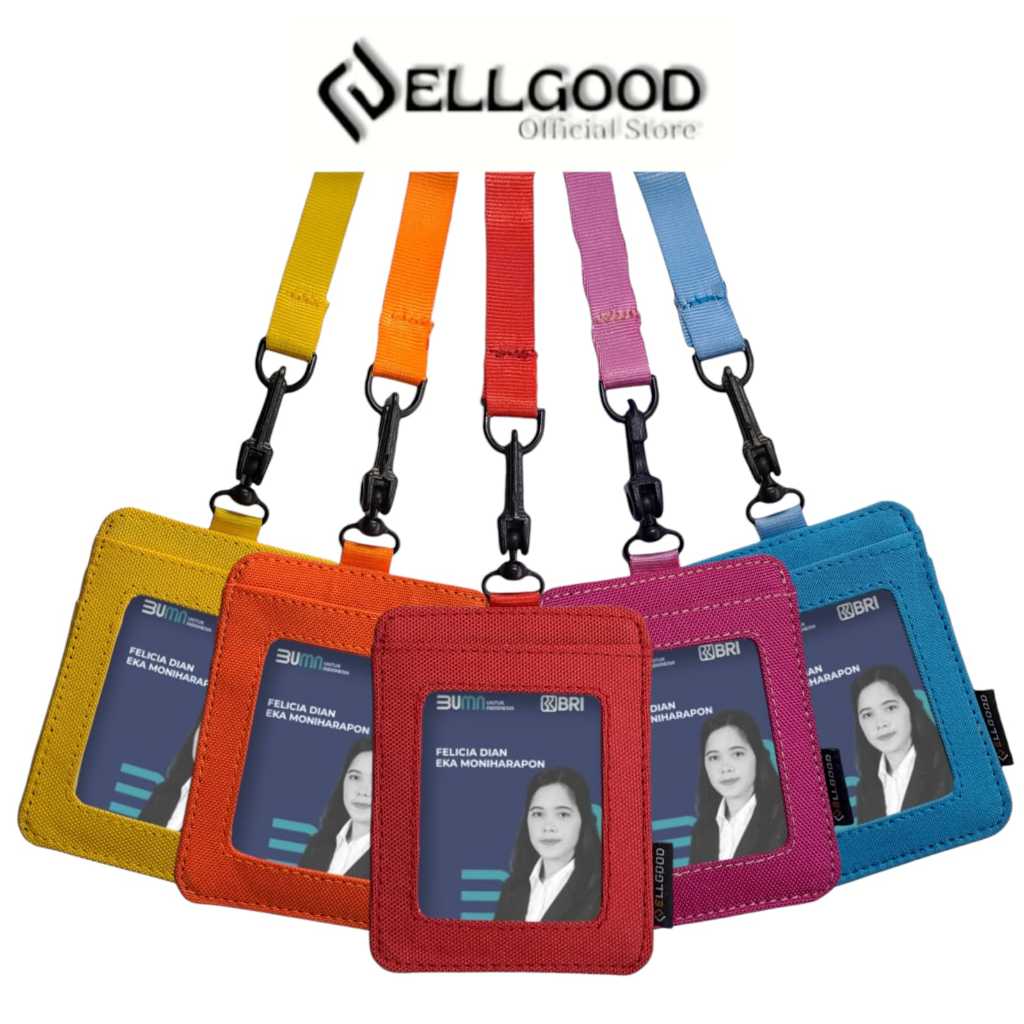 ELLGOOD Project-ID card name tag - Dompet kartu Kalung Leher