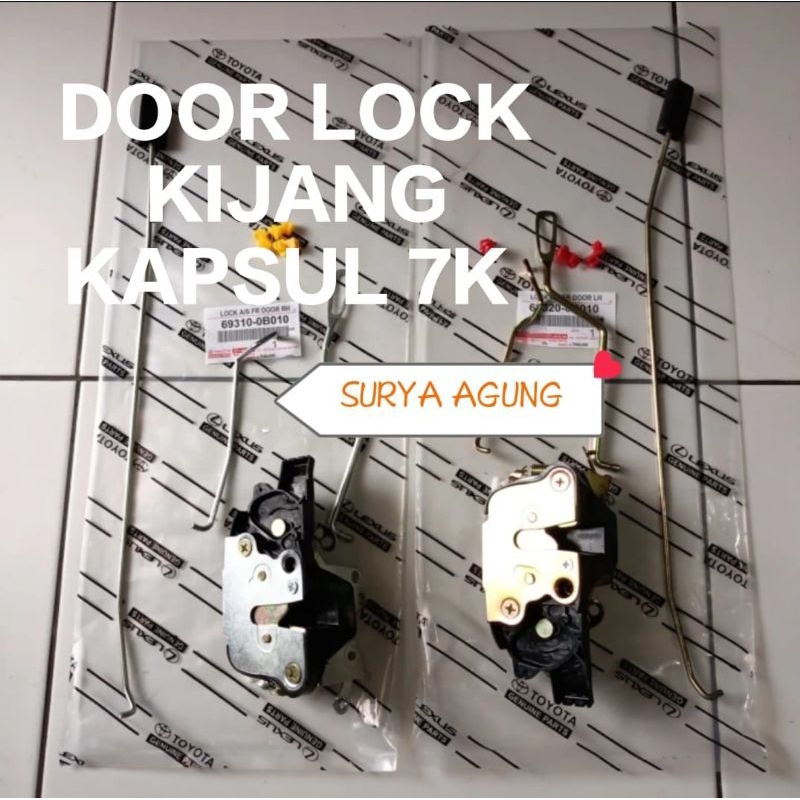 DOOR LOCK / KANCINGAN PINTU MOBIL KIJANG KAPSUL 7K LGX EFI HARGA SATUAN DAN SET