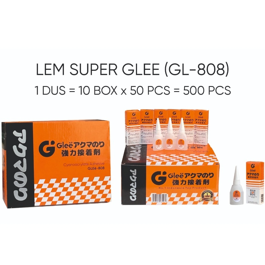 

(TERMURAH) LEM G LEM KOREA GLEE -808 LEM CAIR ISI 50PCS TERMURAH LEM POWER BARCODE