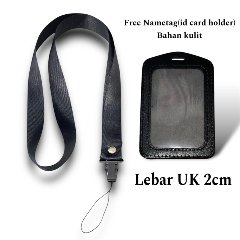 

Lanyard Tali Pengait Tali Lebar Size 2cm ,Tali Gantungan Id Card Holder(Nametag) , Tali Gantungan Hp , Dll Multifungsi