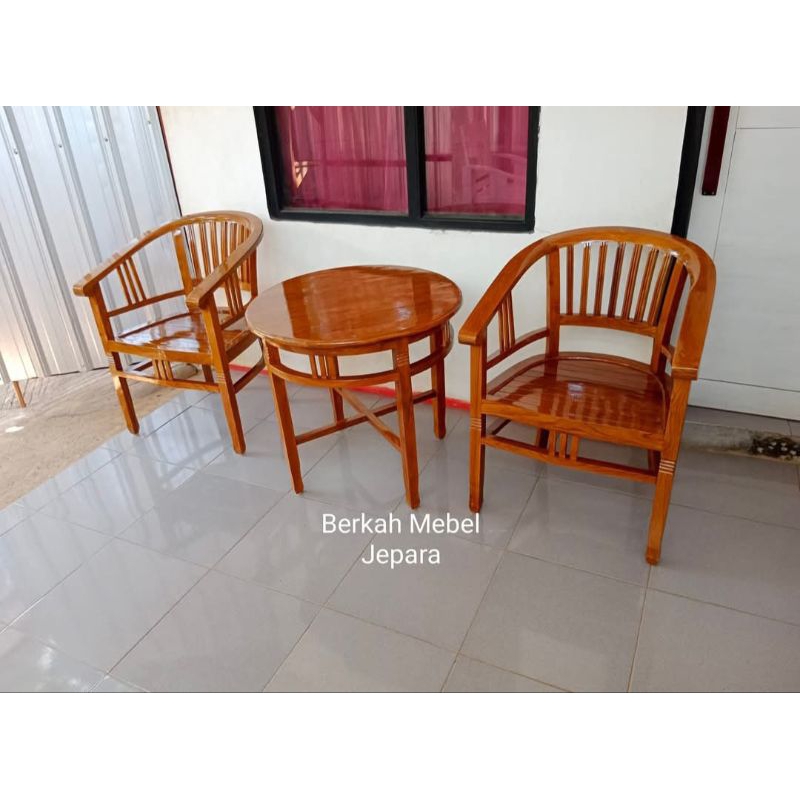 Set Kursi Teras Jati Jepara kursi