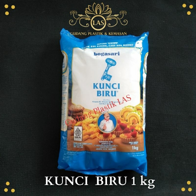 

Tepung Kunci Biru / Tepung Protein Rendah