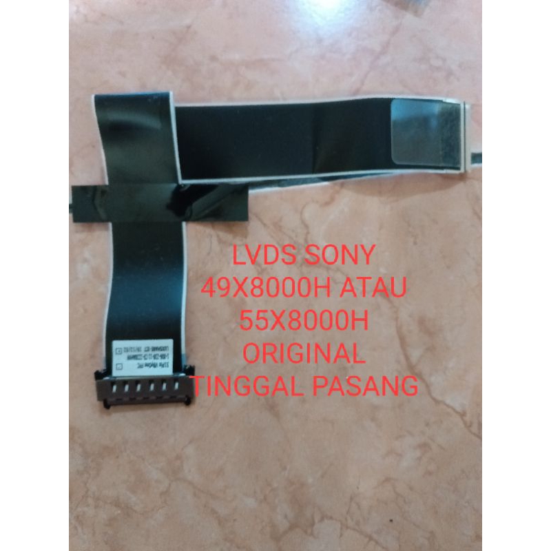 LVDS SONY KD-49X8000H ORIGINAL LVDS SONY DARI MAINBOARD KE TCON
