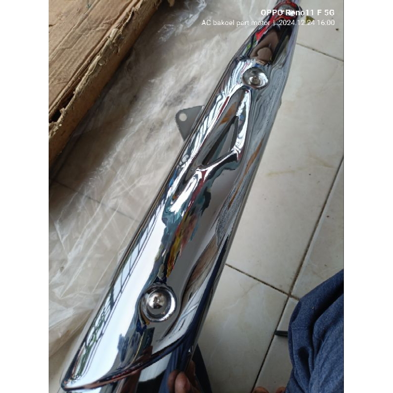Muffler knalpot Honda Supra x 125 old lama original asli Aspira 18350 kph PNP Honda karisma