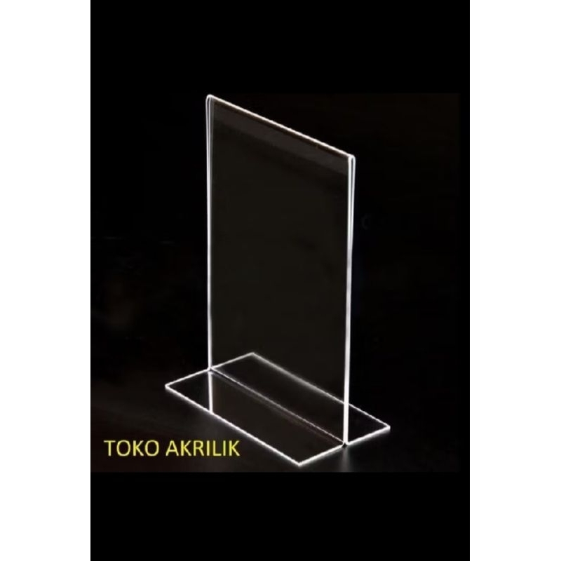 

Akrilik tempat brosur/ tent holder A5 Custom