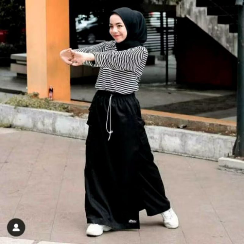 rokcel panjang muslimah/katun olah raga/rokcel wanita muslimah/katun trendi outdoor