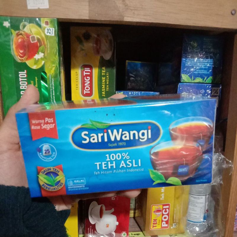 

[Harga Grosir] Teh Sariwangi celup 1 box isi 25 bag 46 gram