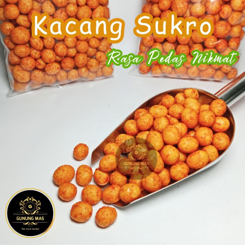 

KACANG / SUKRO PEDES / Sukro Pedas Manis / KACANG KILOAN 250 GR