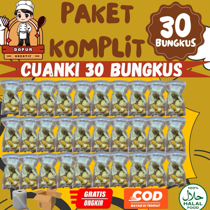 

cuanki instan 30 bungkus PAKET JUALAN