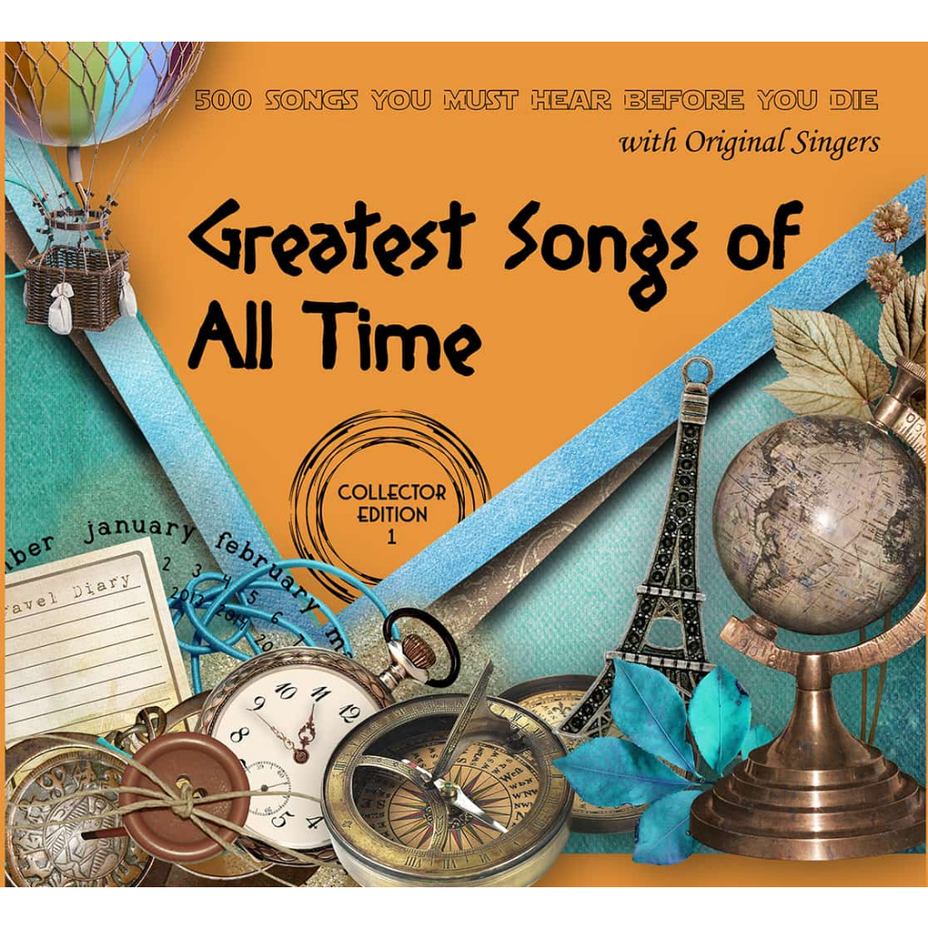 cd audio Songs You Must Hear Before You Die, Greatest Songs of All Time, Volume 1 ●  4 disc, Import,