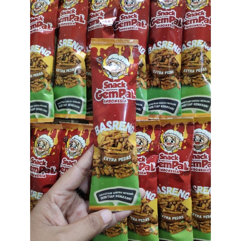 

Basreng Viral EXtra Pedas Snack Gempal Indonesia