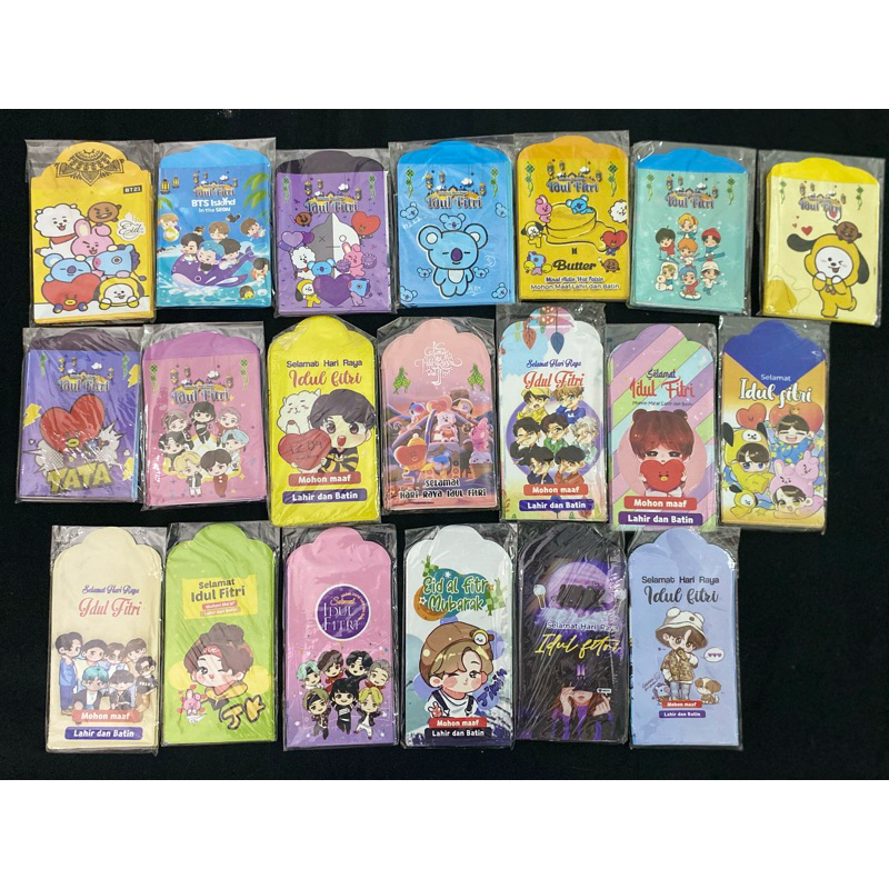 

amplop bts korea medium MURAH lebaran idul fitri.