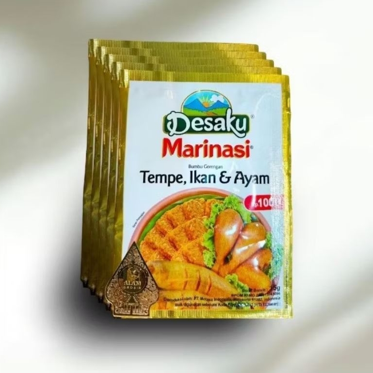 

Desaku Marinasi tempe ikan dll isi 10 sachet bumbu ungkep