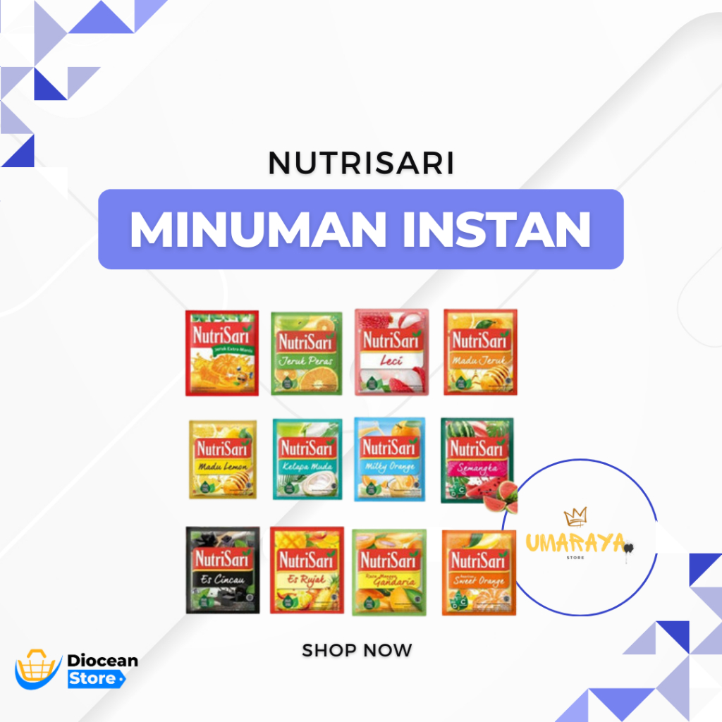 

Nutrisari Minuman Rasa All Variant 1Renteng isi 10Pcs