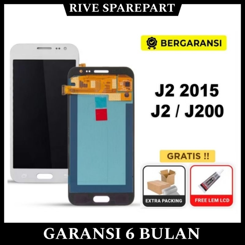 LCD SAMSUNG J2 / J200 / J2 2015 FULLSET TOUCHSCREEN