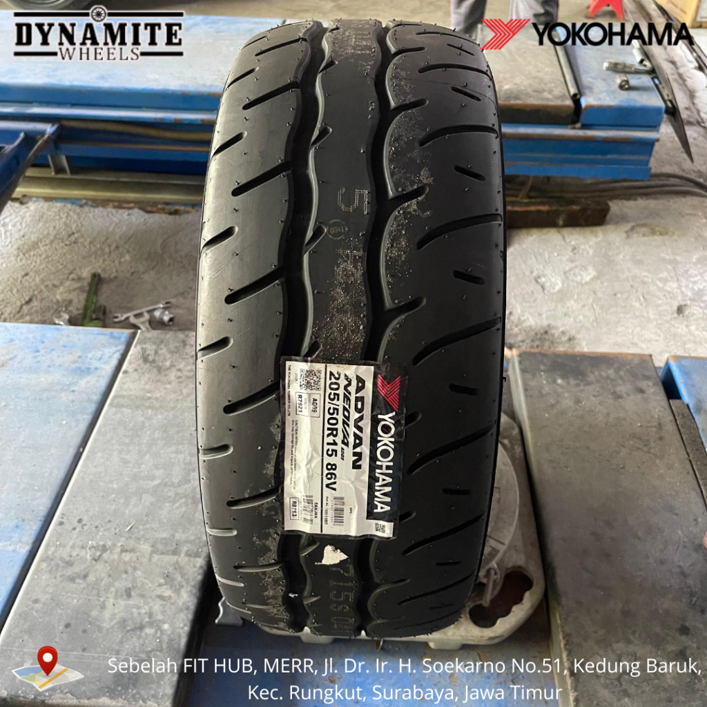 BAN MOBIL IMPORT 205 50 R15 YOKOHAMA ADVAN NEOVA-BAN SEMISLICK R15 BRIO SIGRA AGYA AYLA JAZZ