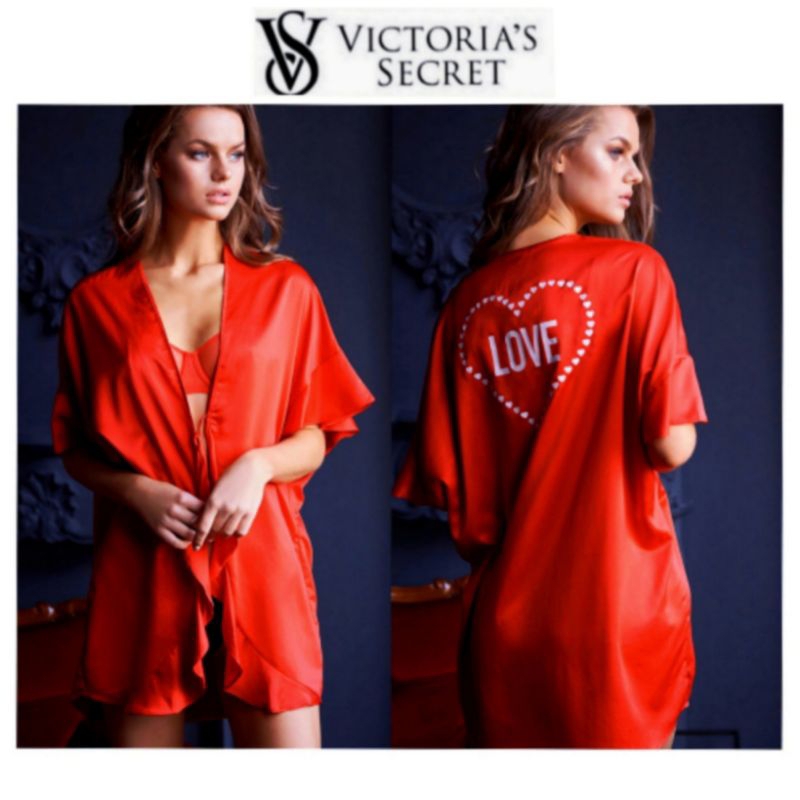 SALE NEW VICTORIA'S SECRET KIMONO SLEEPWEAR BAJU TIDUR VICTORIA SECRET VS