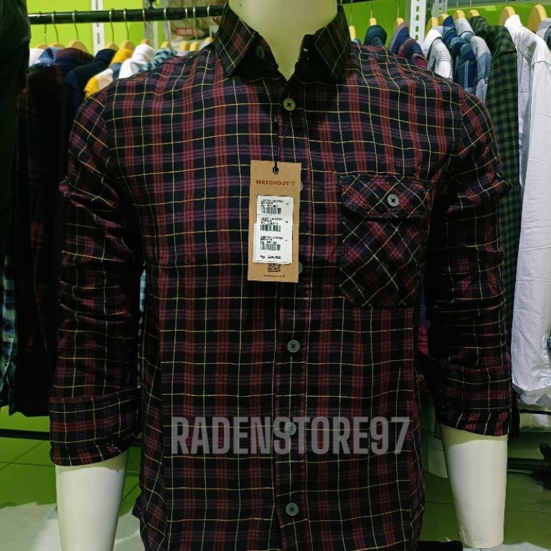 KEMEJA WATCHOUT JEANS ORIGINAL