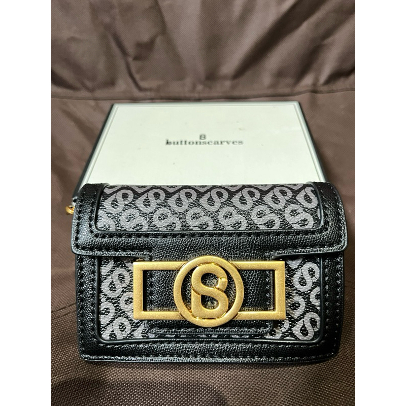 SOLD MANUAL  Izzy Micro Bag by BUTTONSCARVES - Black