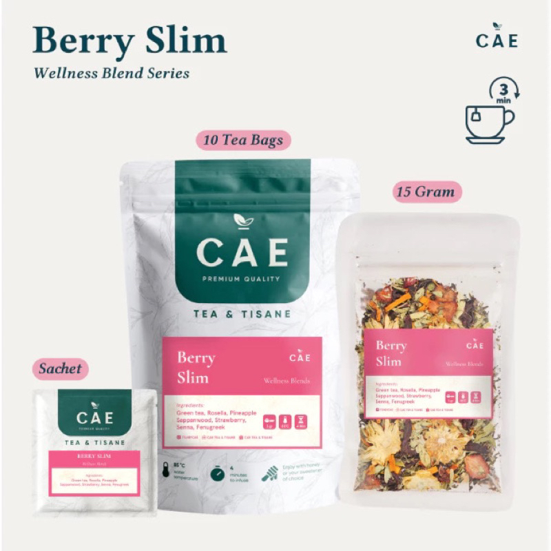 

BERRY SLIM HERBAL TEA TISANE BY CAE