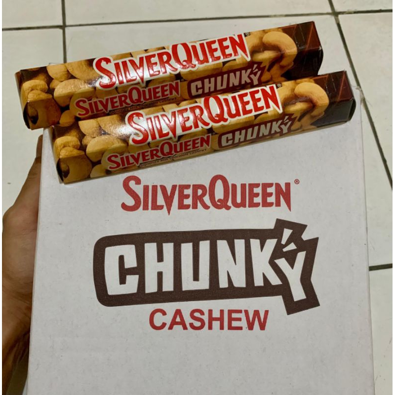 

Silverqueen Chunky Besar 85gram Cashew & Almond Exp 2026