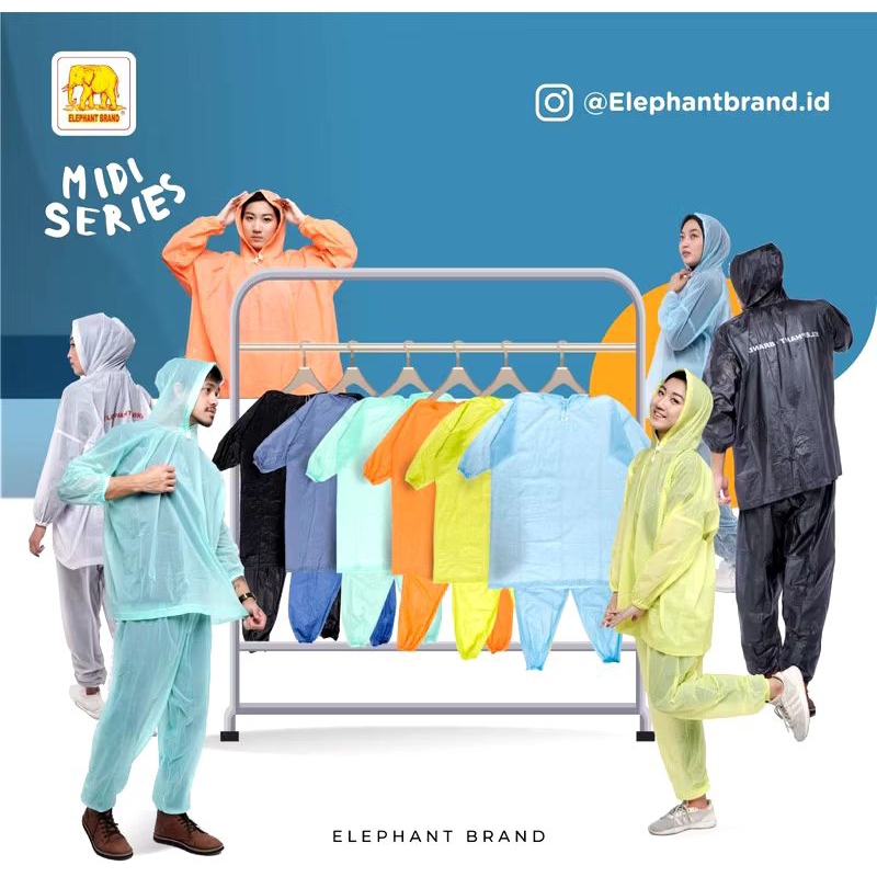 JAS HUJAN MIDI Elephant Brand