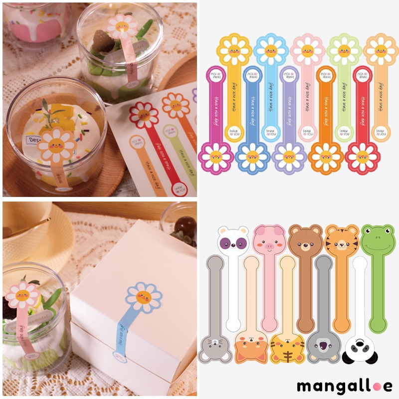 

[COD] 100 PCS stiker thank you tq stiker segel box label box kotak stiker handmade -MG