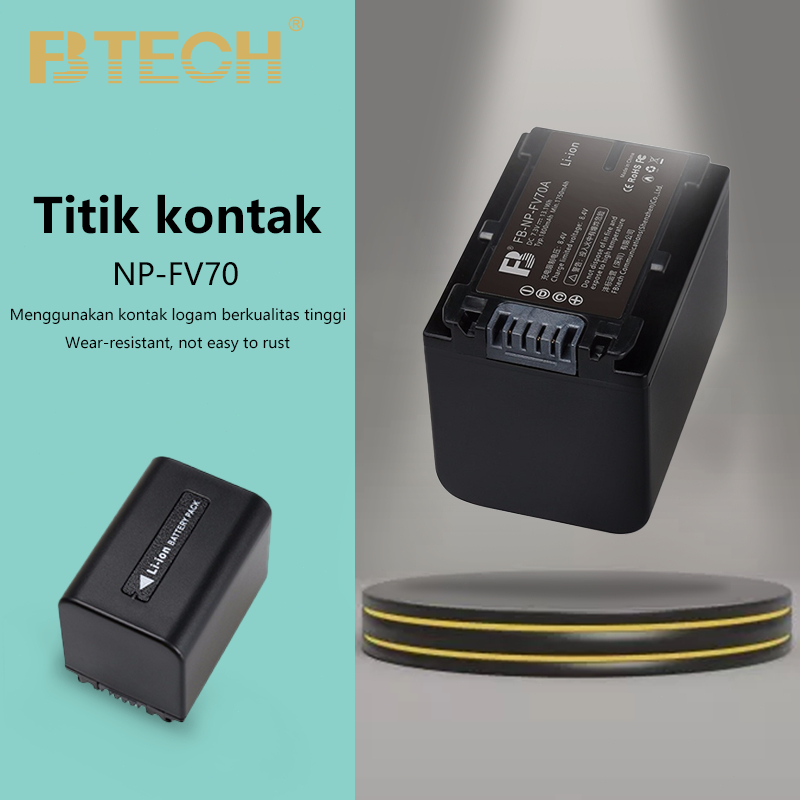 FB Baterai NP-FV70 for Sony FDR-AX700 HDR-CX450 AX60 AX40 AXP55 AX100E PJ675 DEV-50 kamera CX900