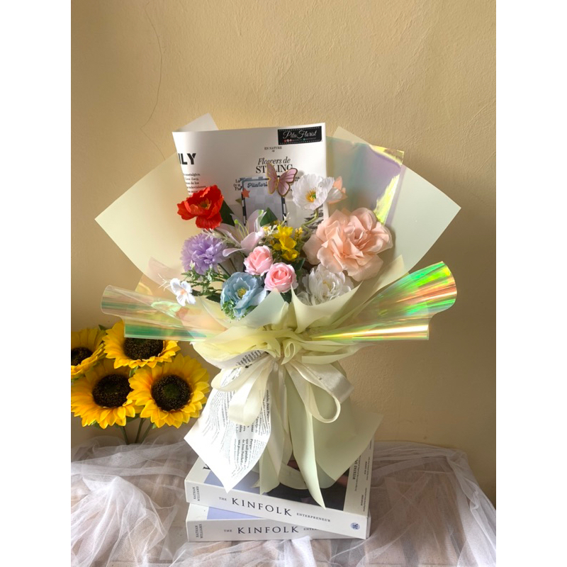 

PITAFLORIST | LARGE FLOWER A085 Buket bunga artificial | Everlasting Flower | KADO WISUDA CEWE & COWO | Buket bunga premium | Kado ulang tahun | kado valentine | hari guru | hari ibu | BUKET MURAH CIANJUR