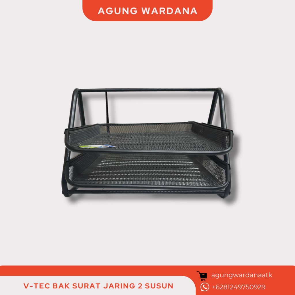 

V-TEC Letter Tray Jaring Susun