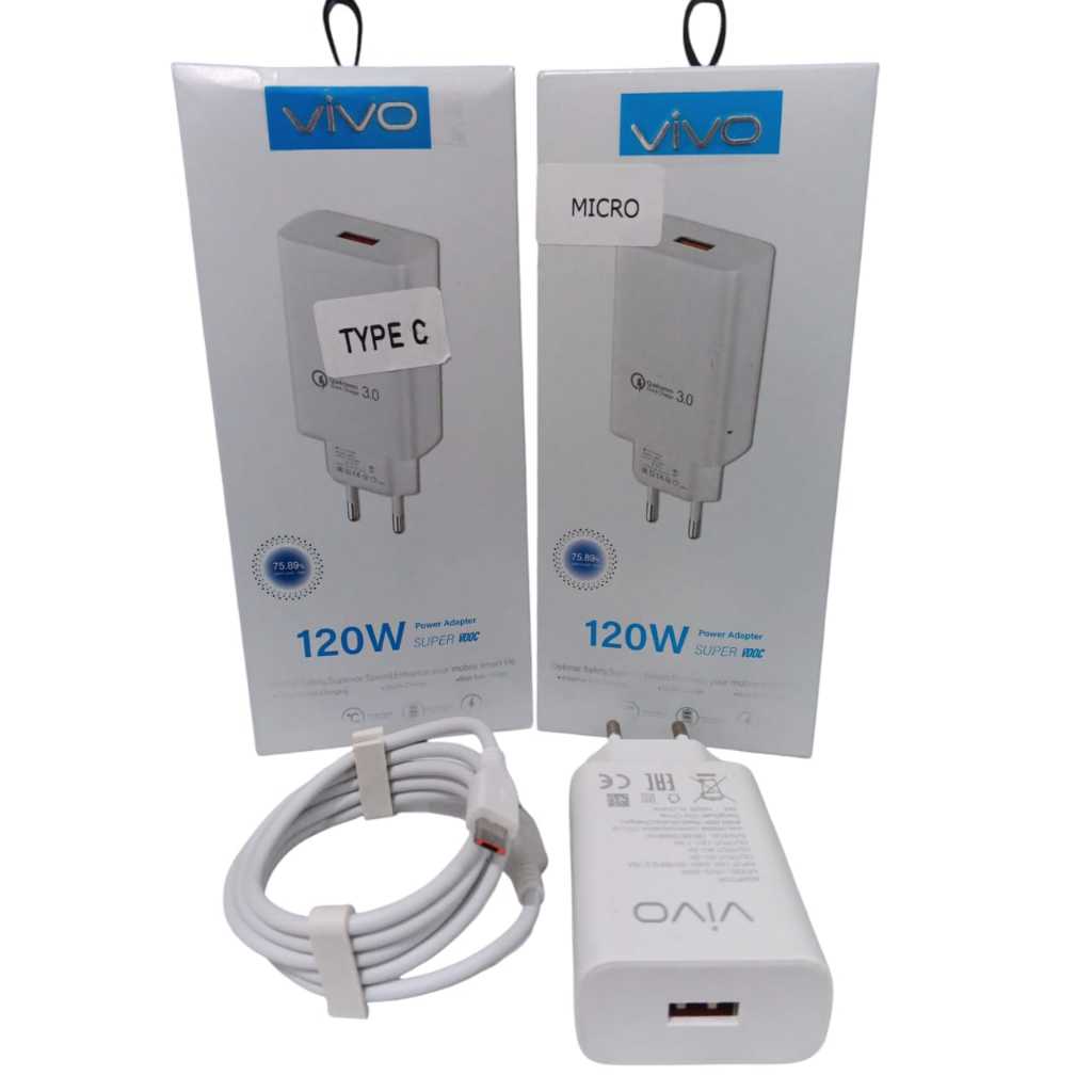 Travel Charger Vivo Z1 Pro Fast Charging For Micro Usb Original