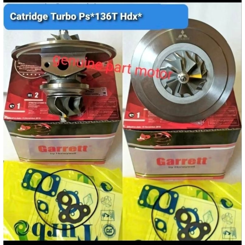 CATRIDGE CARTRIDGE TURBO/JANTUNG TURBO MITSUBISHI PS136 TURBO HDX CANTER HDX GARRET ASLI ORIGINAL MX