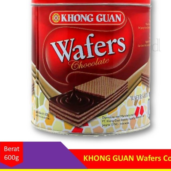 

khong guan wafers coklat 600gr