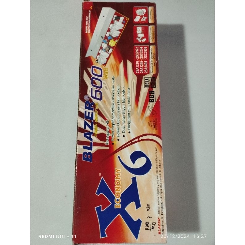 Kit Power Amplifier Blazer 600 Watt - TR