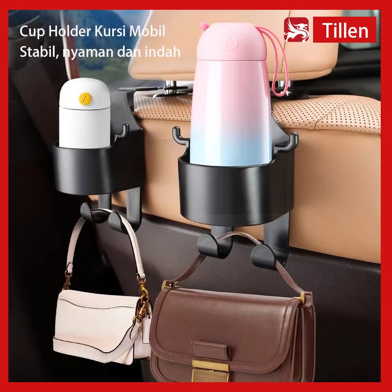 Cup Holder Mobil Gantungan Minum Mobil Multifungsi Car Cup Holder Seat Organizer Aksesoris Mobil
