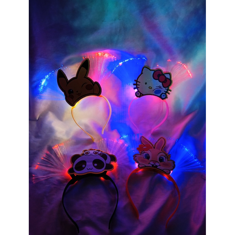 GROSIR Bandana / Bando Lucu Anak Cewek Karakter Lampu