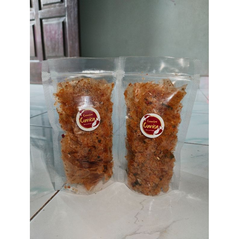 

kripca 65gr/camilan pedas/jajanan pedas