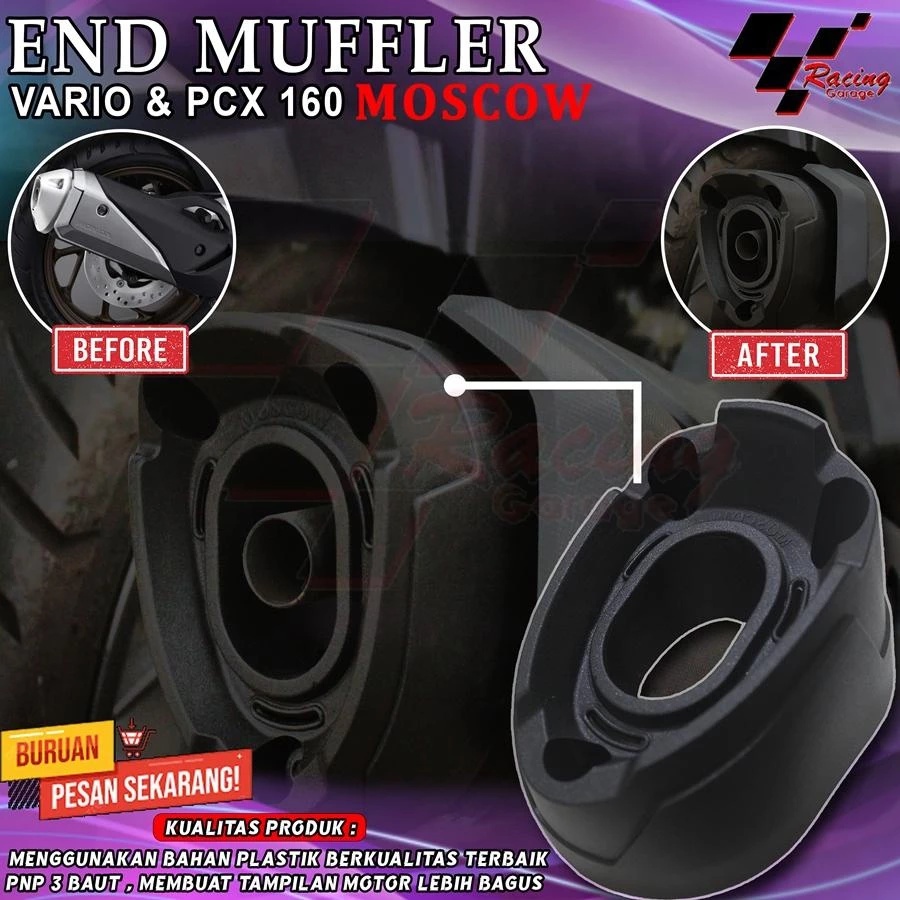 PROMO END MUFFLER VARIO 160 ABS CBS 2022 2023 2024 PCX PCX 160 CORONG KNALPOT VARIO 160 PCX 160 Endm