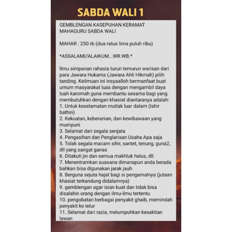 

Buku Sabda Wali